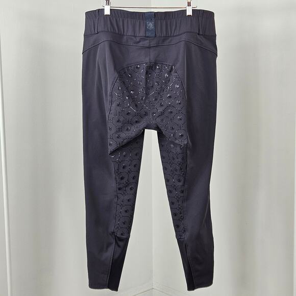 Romfh Equestrian Womens Full Seat Silicone Grip Riding Pant Breeches Gray | 38 R - Picture 3 of 16